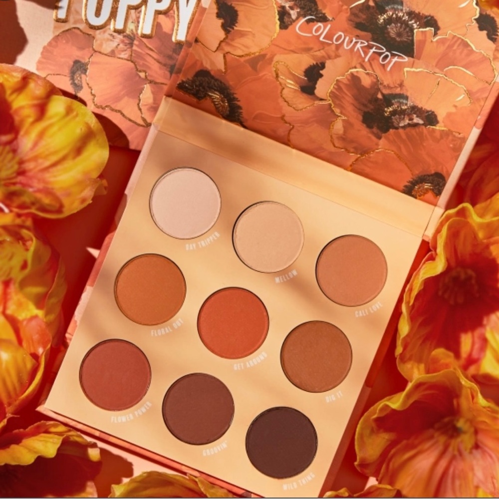 Colourpop Call Me Big Poppy Eyeshadow Palette